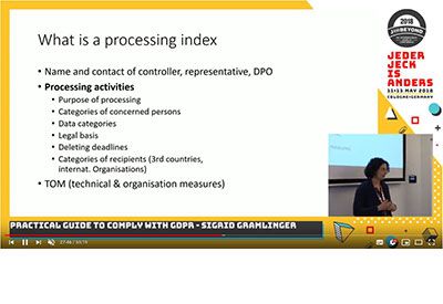 Joomla GDPR Presention